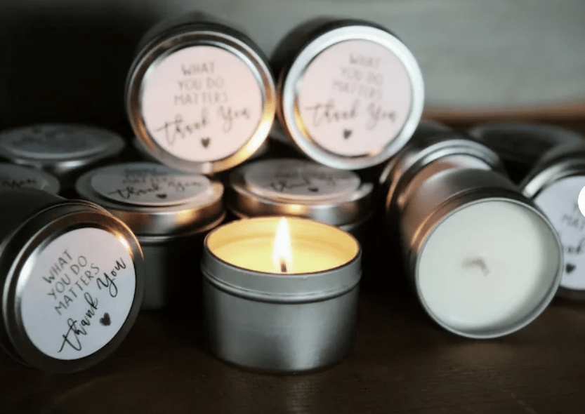 Essential Oils Candle Tins
