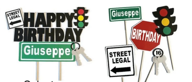 Driver License Birthday Decorations