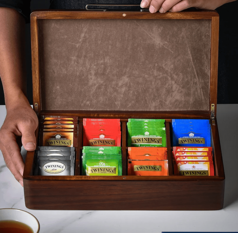 Custom Engraved Tea Box